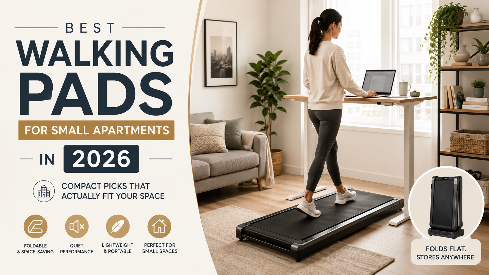 best walking pads for small apartments 2026