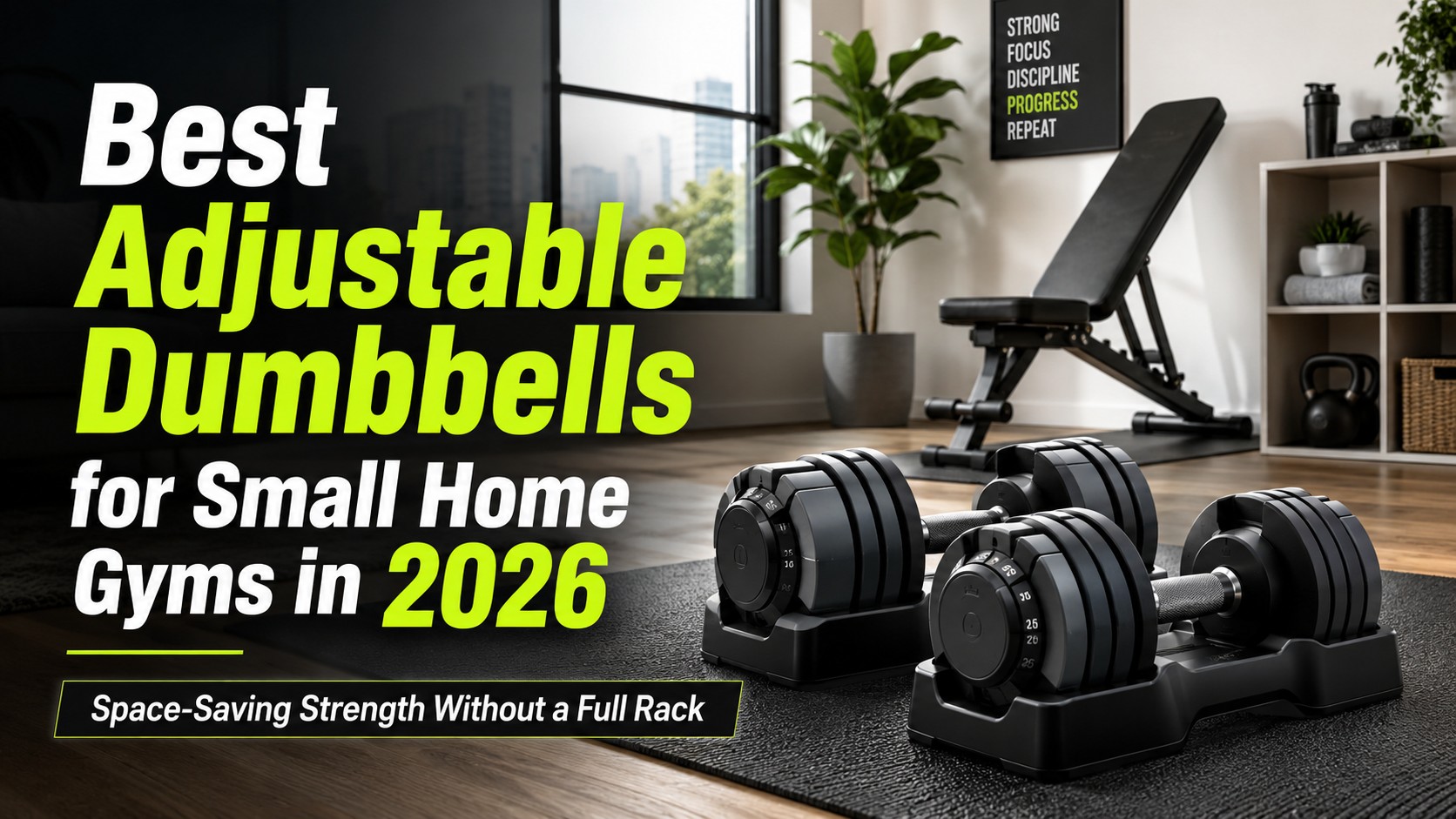 Best Adjustable Dumbbells for Small Home Gyms