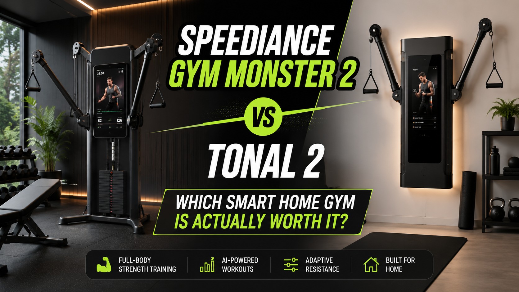 Speediance Gym Monster 2 vs Tonal 2 Which Smart Home Gym Is Actually Worth It